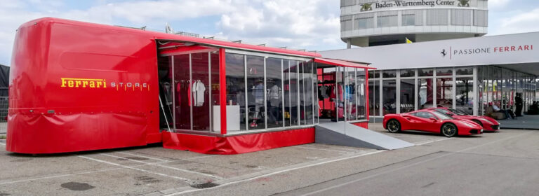 Passione Ferrari Store ad Hockenheim in Germania